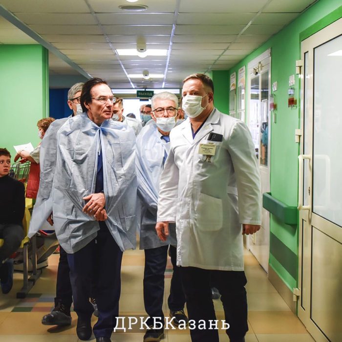 В ДРКБ состоялось рабочее совещание, в котором приняли участие главные детские нейрохирурги России