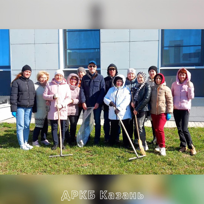 В Детской республиканской клинической больнице прошел субботник