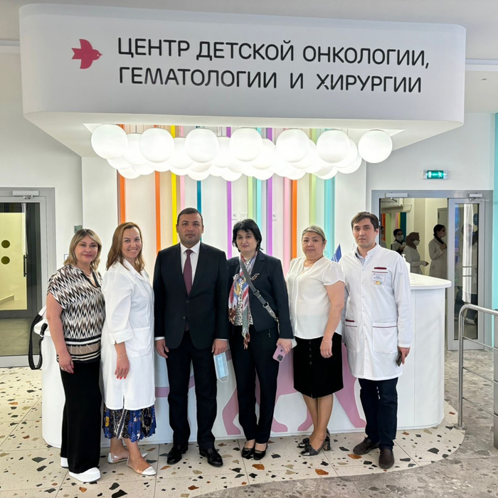 Делегация из Узбекистана в Детской республиканской клинической больнице