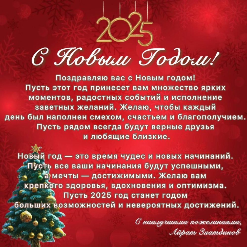 С Новым 2025 годом!