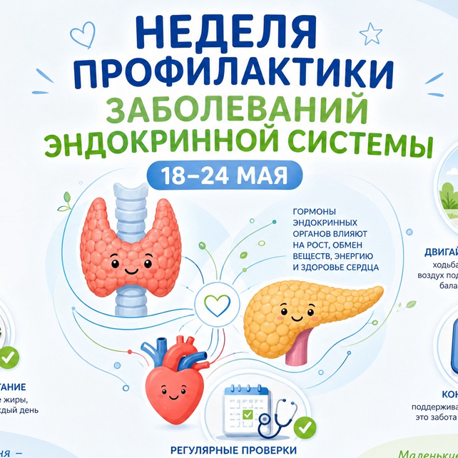 Неделя профилактики эндокринных заболеваний: заботимся о гормональном здоровье