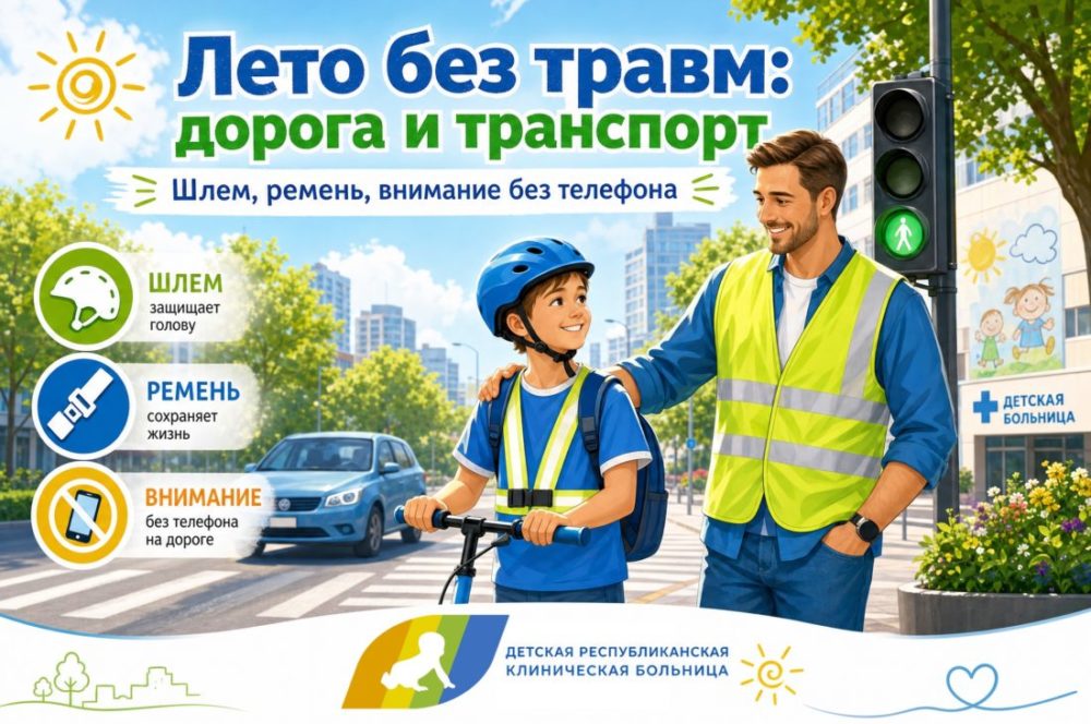 Лето без травм: дорога и транспорт