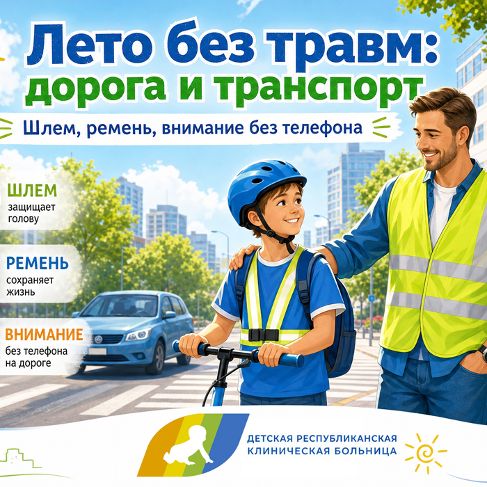 Лето без травм: дорога и транспорт