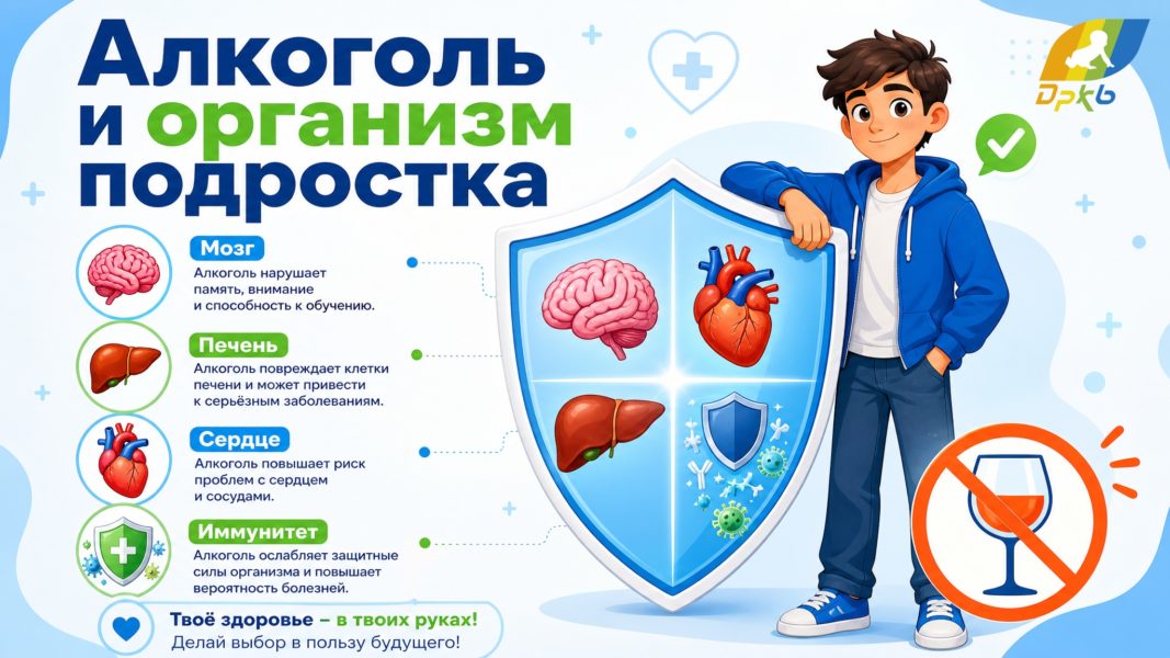 Алкоголь и подростковый организм: опасность, которую нельзя недооценивать