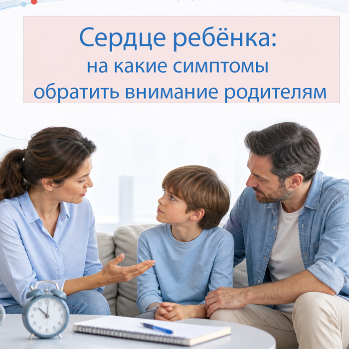 Сердце ребёнка: на какие симптомы обратить внимание родителям